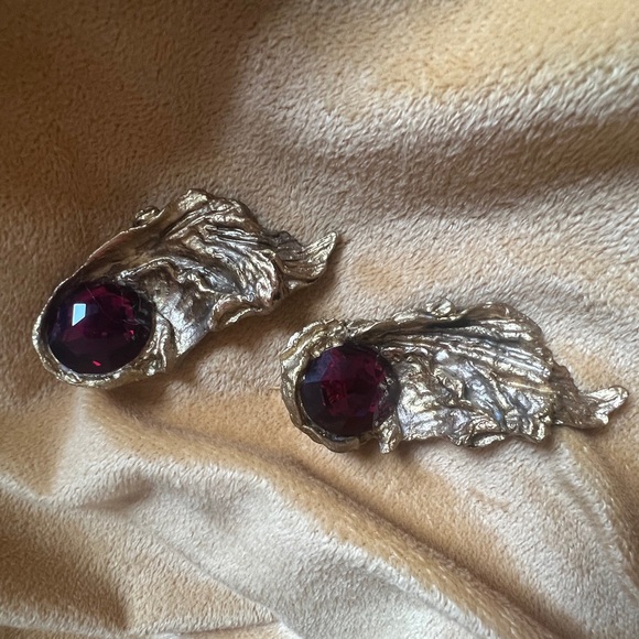 Handmade extra lightweight earrings - Picture 2 of 2